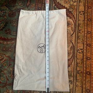 One Hermes dust bag
